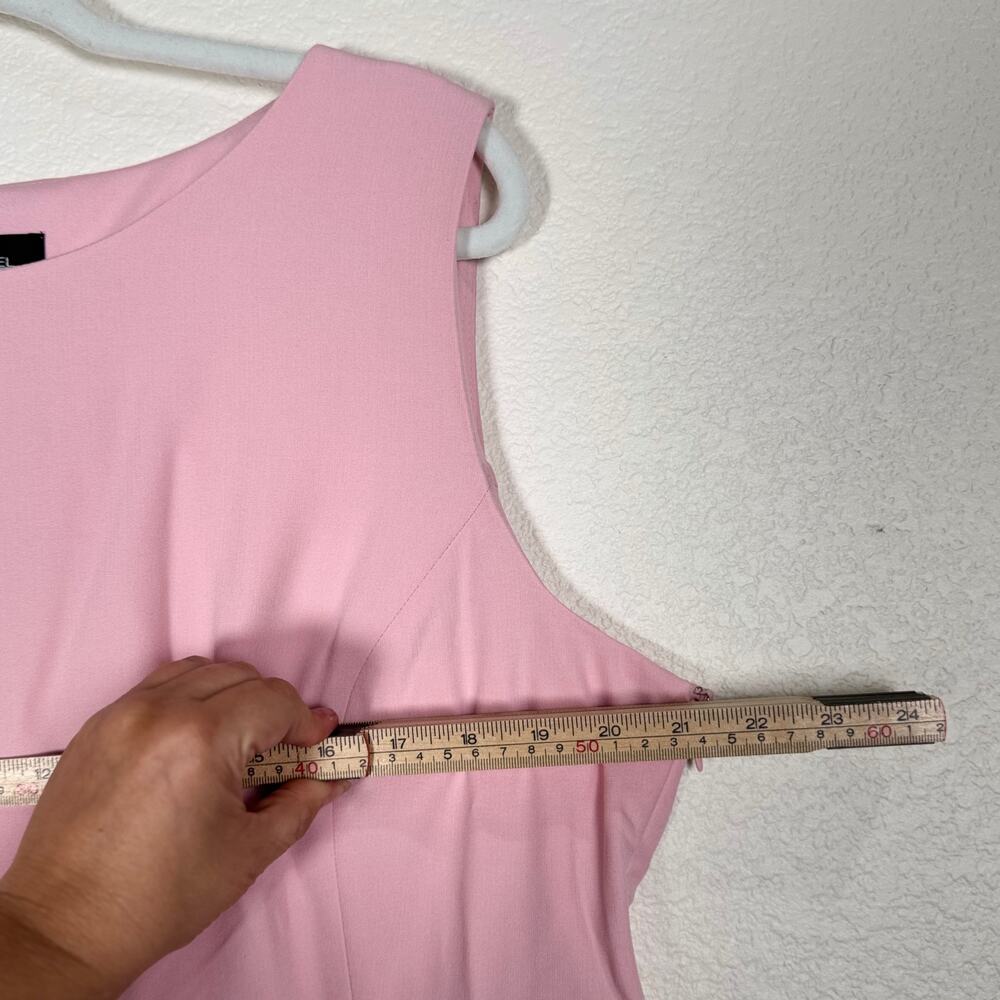 NWT Black Label by Evan-Picone Women’s Classic Pink Dress Sleeveless Size 16 - Picture 3 of 12